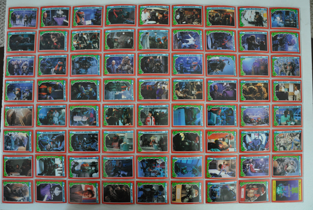 Teenage Mutant Ninja Turtles II The Secret of the Ooze Movie Card Set & Stickers Topps   - TvMovieCards.com