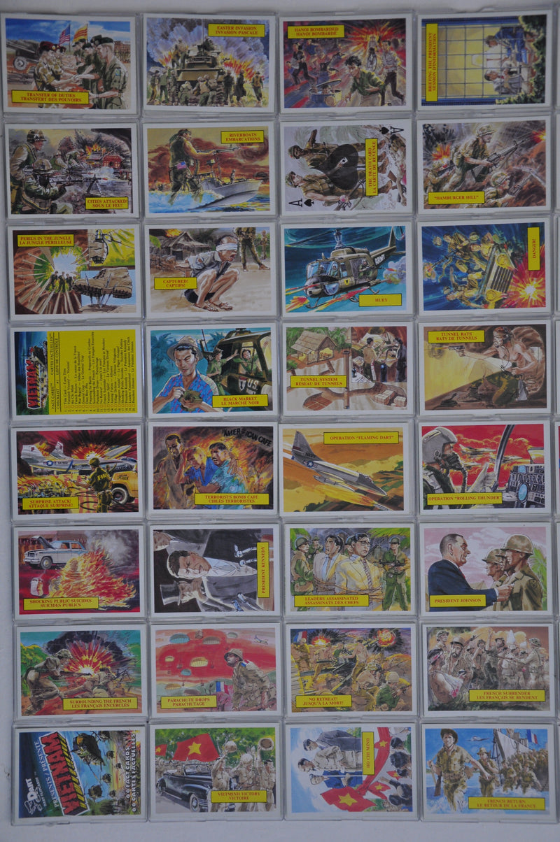 Vietnam Fact Cards Series 1 Trading Card Set 66 Cards Dart Flipcards 1988   - TvMovieCards.com