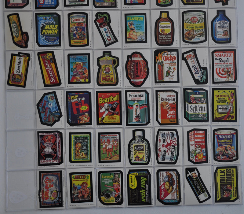 Wacky Packages Album Stickers Card Set 77 Sticker Cards 1986 Topps —