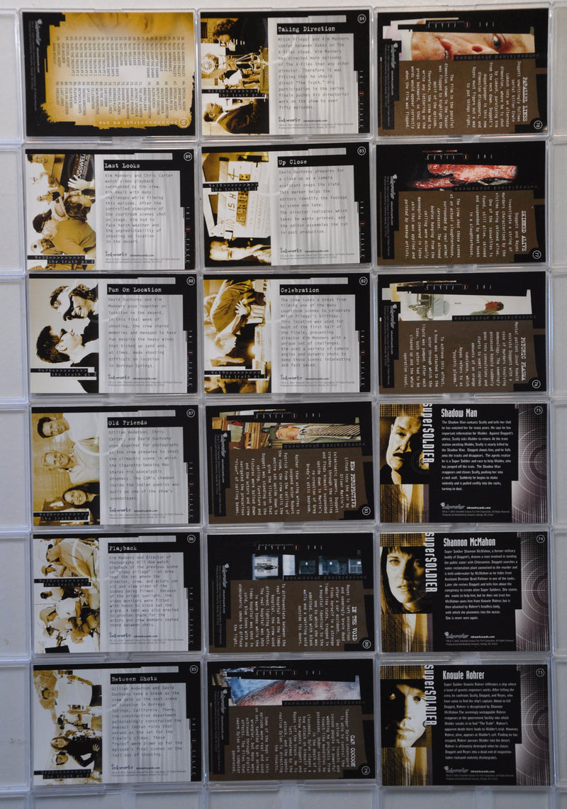 The X-Files: Season 9 Trading Base Card Set 90 Cards Inkworks 2003   - TvMovieCards.com