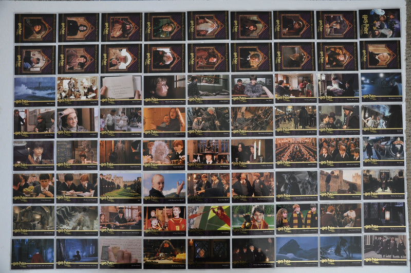 Harry Potter and the Sorcerer's Stone Trading Base Card Set 90 Cards 1st Movie   - TvMovieCards.com