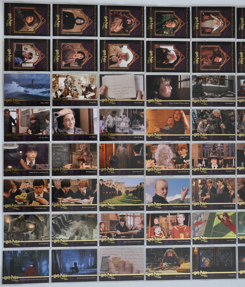 Harry Potter and the Sorcerer's Stone Trading Base Card Set 90 Cards 1st Movie   - TvMovieCards.com