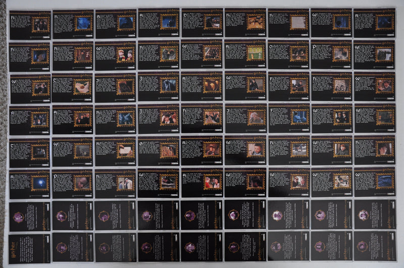Harry Potter and the Sorcerer's Stone Trading Base Card Set 90 Cards 1st Movie   - TvMovieCards.com