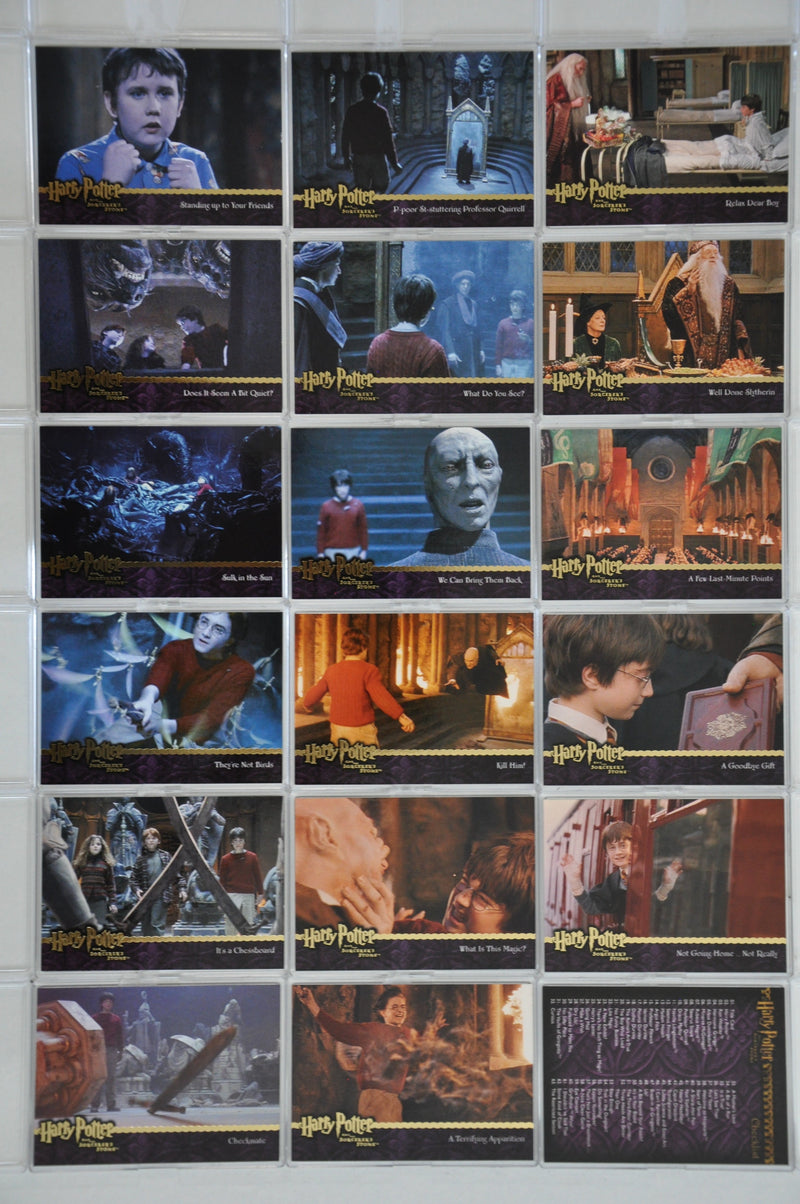 Harry Potter and the Sorcerer's Stone Trading Base Card Set 90 Cards 1st Movie   - TvMovieCards.com