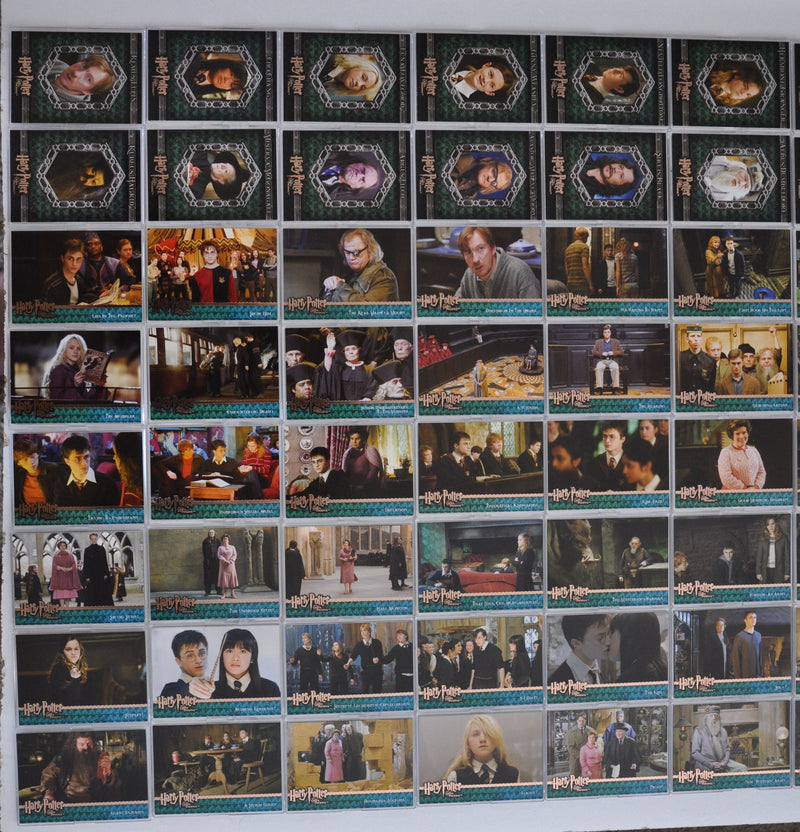 Harry Potter Order of the Phoenix Foil Base Trading Card Set 90 Cards   - TvMovieCards.com