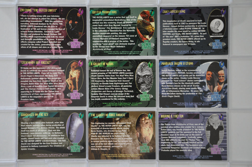 Outer Limits by Duocards Trading Base Card Set 81 Cards 1997   - TvMovieCards.com