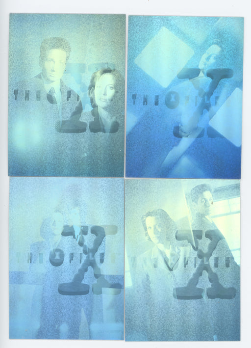 X-Files Season 2 Hologram  Chase Card Set X1-X4 Topps 1996   - TvMovieCards.com