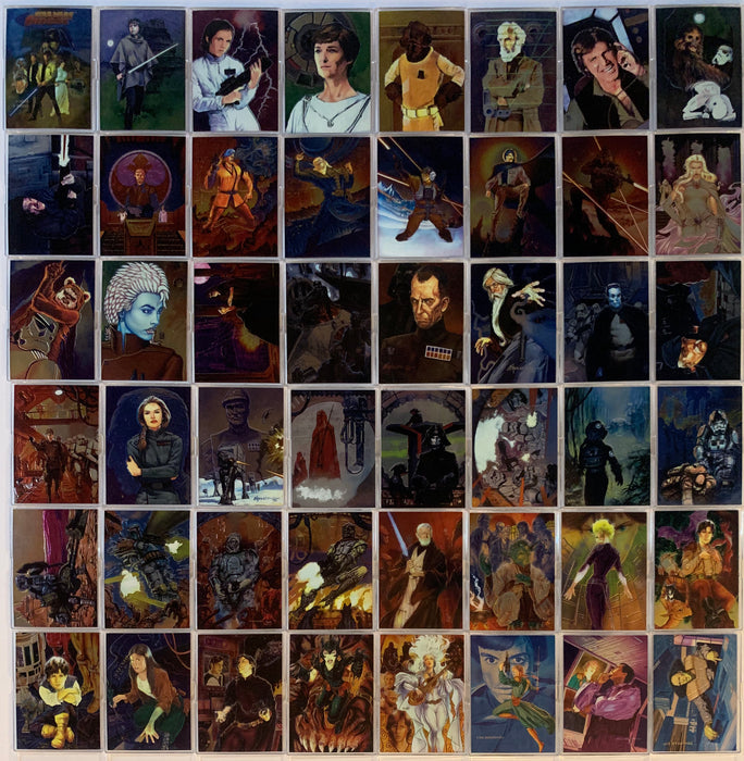 Star Wars Finest Base Chrome Card Set 90 Cards Topps 1996   - TvMovieCards.com