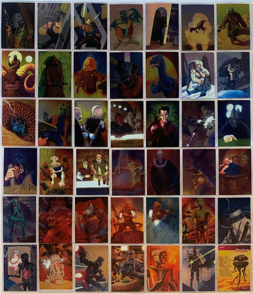Star Wars Finest Base Chrome Card Set 90 Cards Topps 1996   - TvMovieCards.com