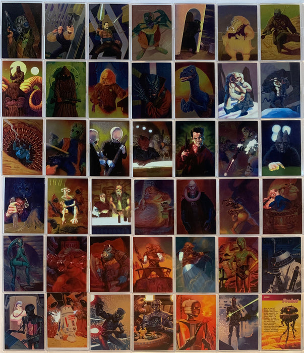 Star Wars Finest Base Chrome Card Set 90 Cards Topps 1996   - TvMovieCards.com