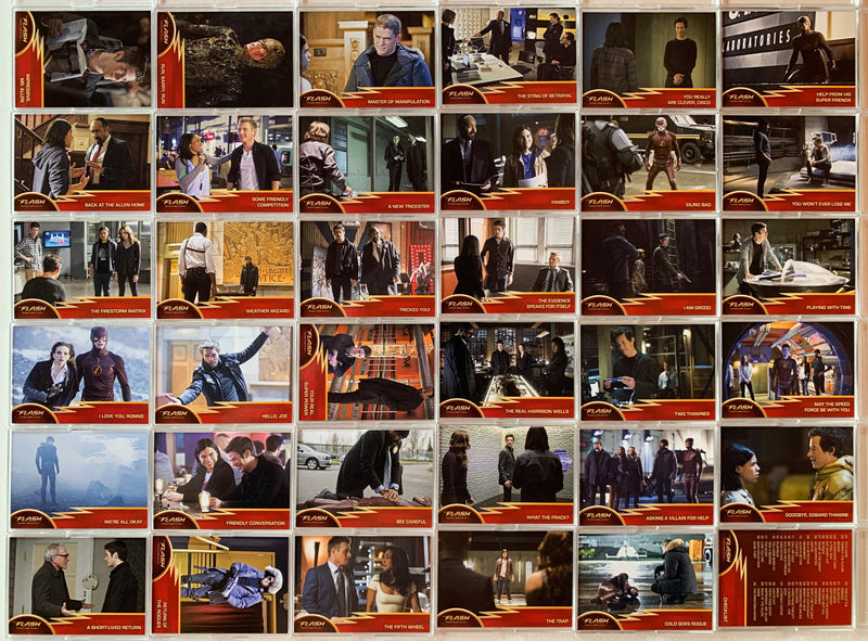 2016 DC Flash Season 1  Base 72 Card Set Cryptozoic   - TvMovieCards.com