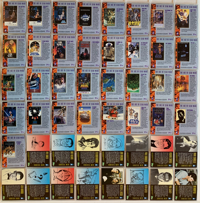 1993 Star Wars Galaxy Series One Base Trading Card Set 140 Cards Topps   - TvMovieCards.com