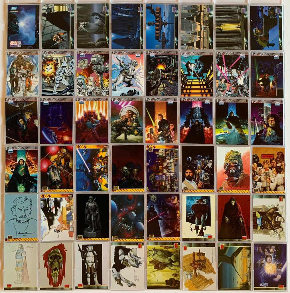 1994 Star Wars Galaxy Series Two Base Trading Card Set 135 Cards