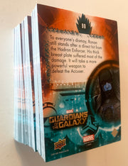 2014 Upper Deck Guardians of the Galaxy 90 Silver Edged Base Card Set Hobby edit - TvMovieCards.com