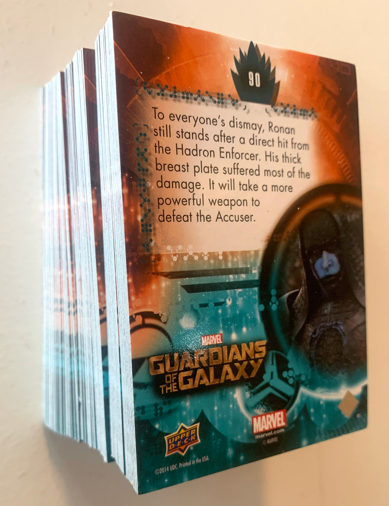 2014 Upper Deck Guardians of the Galaxy 90 Silver Edged Base Card Set Hobby edit - TvMovieCards.com