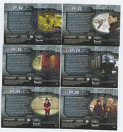 Hellboy Movie Bureau of Paranormal Research Chase Card Set 6 Cards B1-B6 Inkwork - TvMovieCards.com
