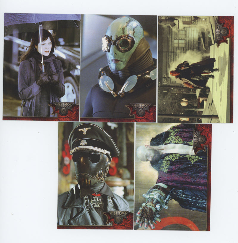 Hellboy Movie Promo Card Set 5 Cards 1 of 5 to 5/5 San Diego Inkworks 2004/5 - TvMovieCards.com