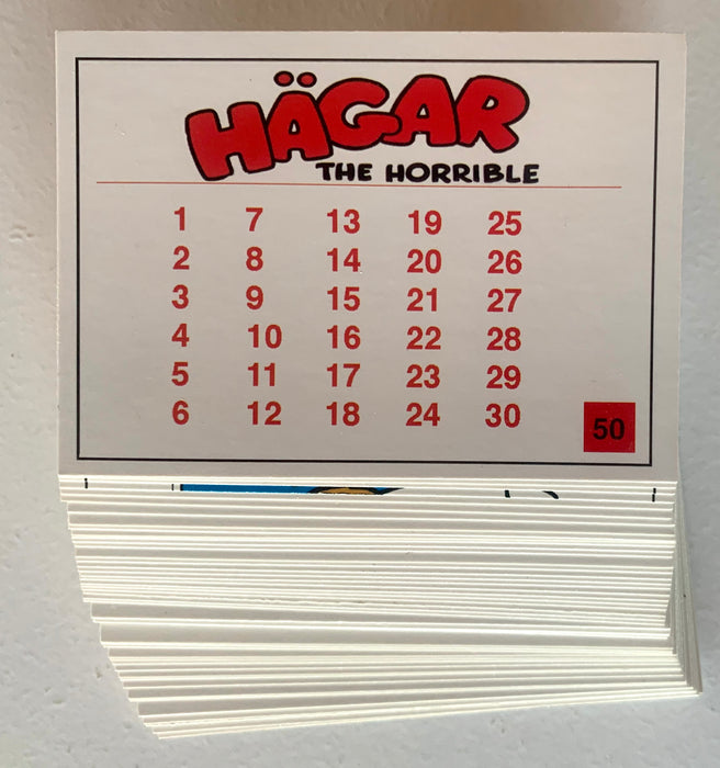 1995 Authentix Hagar the Horrible Comic Complete Base Card Set 50 Cards Near Mint - TvMovieCards.com
