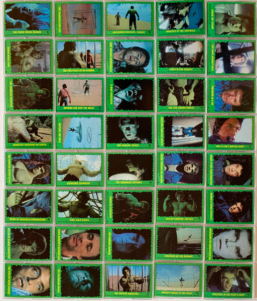 Incredible Hulk TV Show Vintage Base Card Set 88 Cards Topps 1979   - TvMovieCards.com