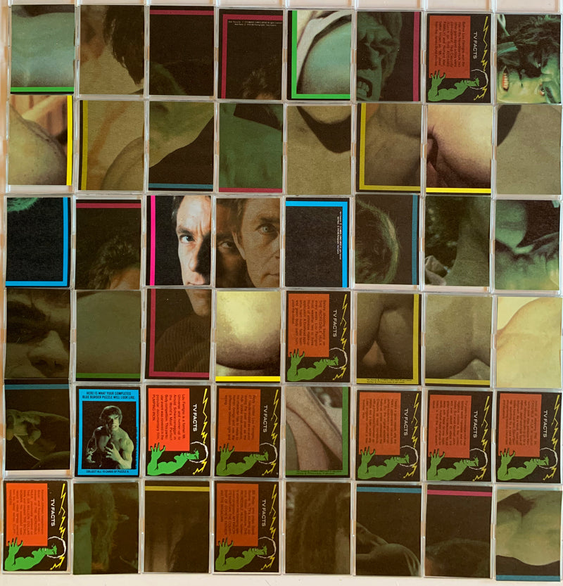 Incredible Hulk TV Show Vintage Base Card Set 88 Cards Topps 1979   - TvMovieCards.com