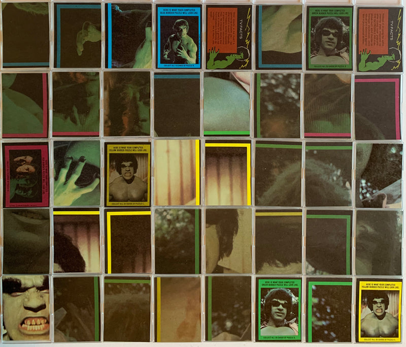 Incredible Hulk TV Show Vintage Base Card Set 88 Cards Topps 1979   - TvMovieCards.com
