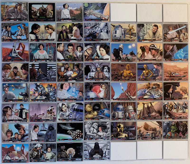 2013 Star Wars IA New Hope Illustrated Base Trading Card Set of 100 Cards Topps - TvMovieCards.com