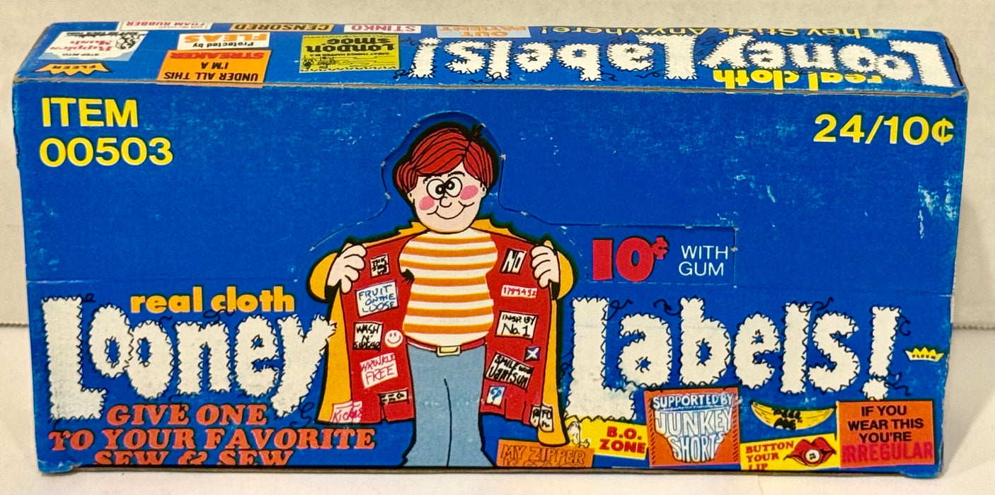 1969 Fleer Real Cloth Looney Labels! Vintage Wax Box Full 24 Packs - TvMovieCards.com