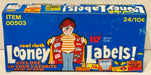 1969 Fleer Real Cloth Looney Labels! Vintage Wax Box Full 24 Packs - TvMovieCards.com
