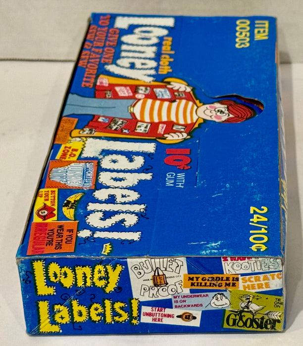 1969 Fleer Real Cloth Looney Labels! Vintage Wax Box Full 24 Packs - TvMovieCards.com