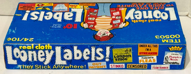1969 Fleer Real Cloth Looney Labels! Vintage Wax Box Full 24 Packs - TvMovieCards.com