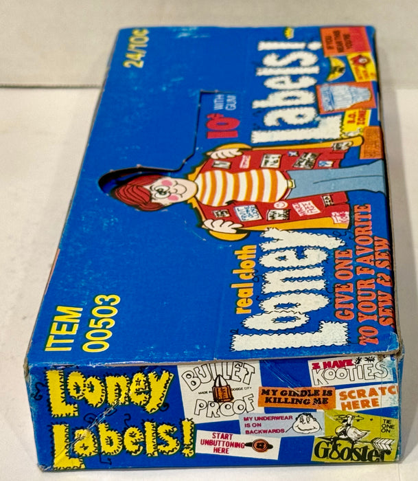 1969 Fleer Real Cloth Looney Labels! Vintage Wax Box Full 24 Packs - TvMovieCards.com
