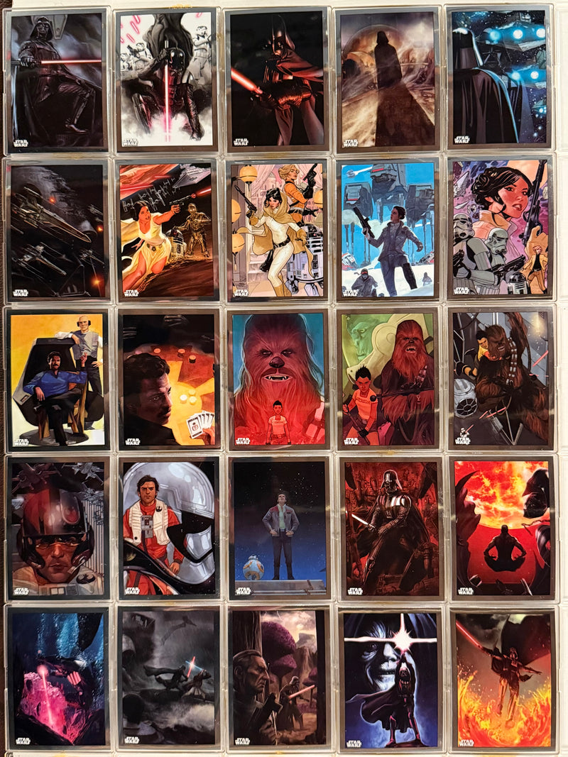2019 Star Wars Chrome Legacy Marvel Comic Book Covers Chase Card Set Topps MC1/2 - TvMovieCards.com