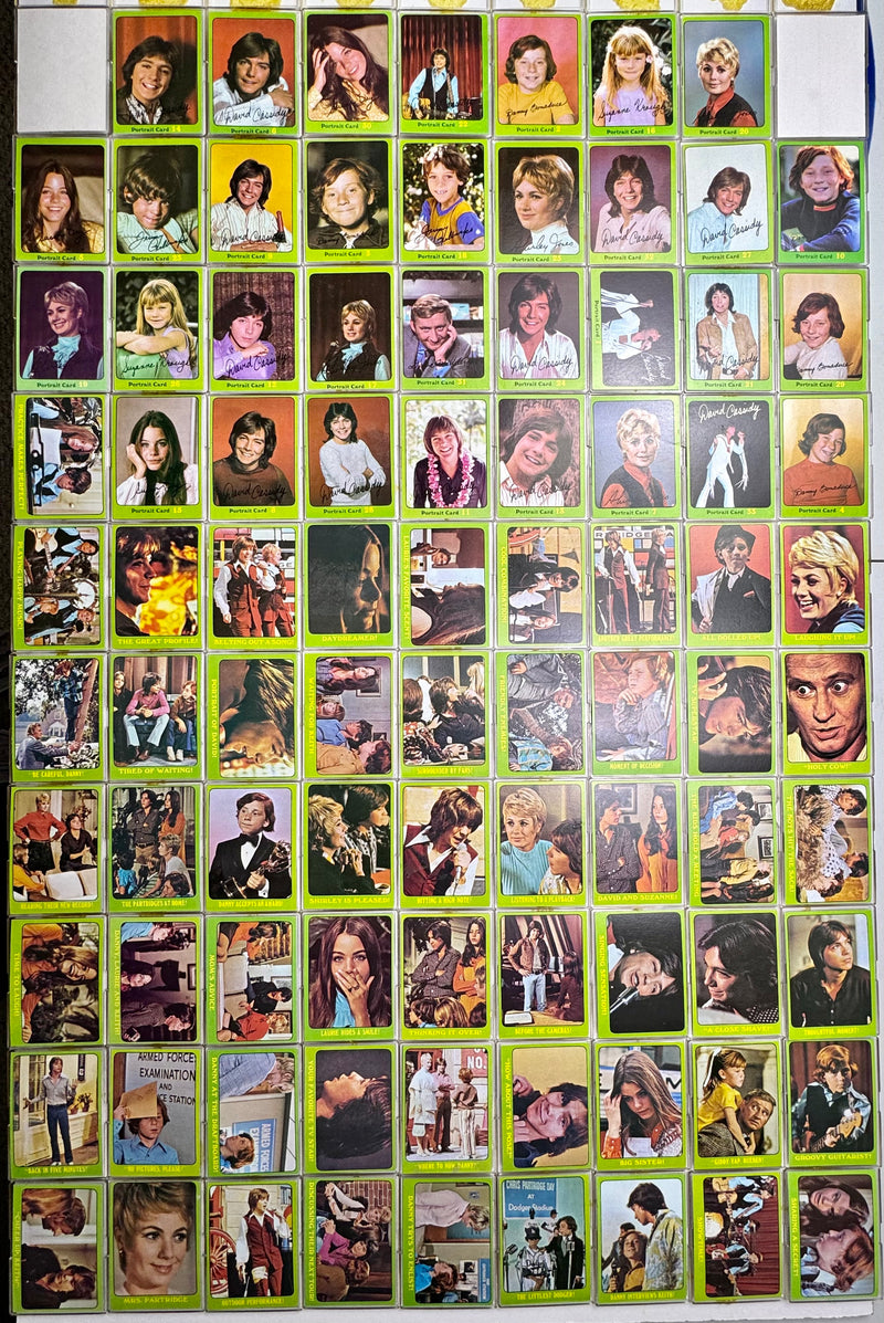 1971 Topps The Partridge Family Green Series 3 Complete (88) Trading Card Set   - TvMovieCards.com