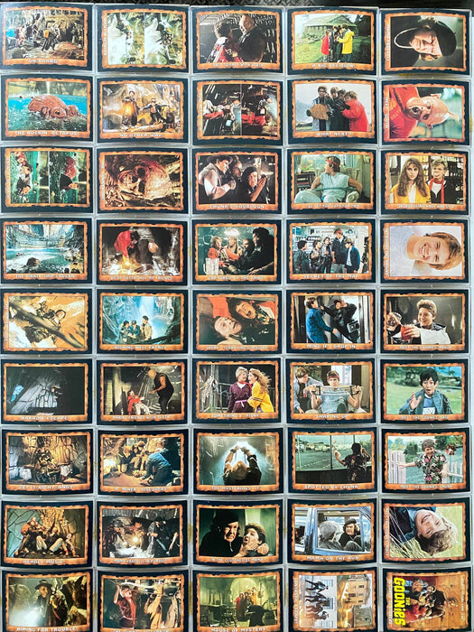 Goonies Movie Complete Vintage Trading Card Set of 86 Cards 1985 Topps   - TvMovieCards.com