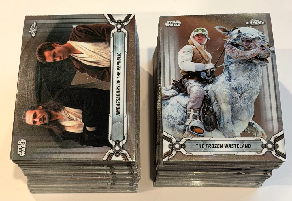 2019 Star Wars Chrome Legacy 200 Base Trading Card Set Topps