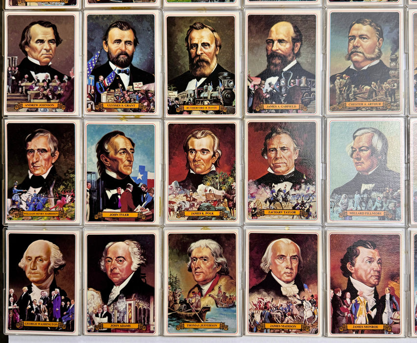 1976 Bel-Art Know Your US Presidents Kilpatrick's Vintage Trading Card Set (40)   - TvMovieCards.com