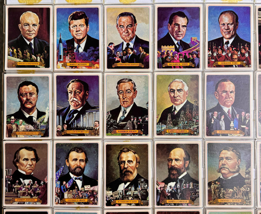 1976 Bel-Art Know Your US Presidents Kilpatrick's Vintage Trading Card Set (40)   - TvMovieCards.com