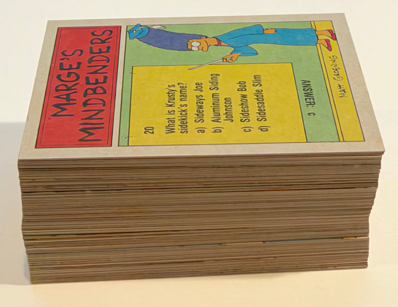 1990 The Simpsons Vintage Trading Card Set 88 + 22 Stickers Bartman Rookie TV Show
