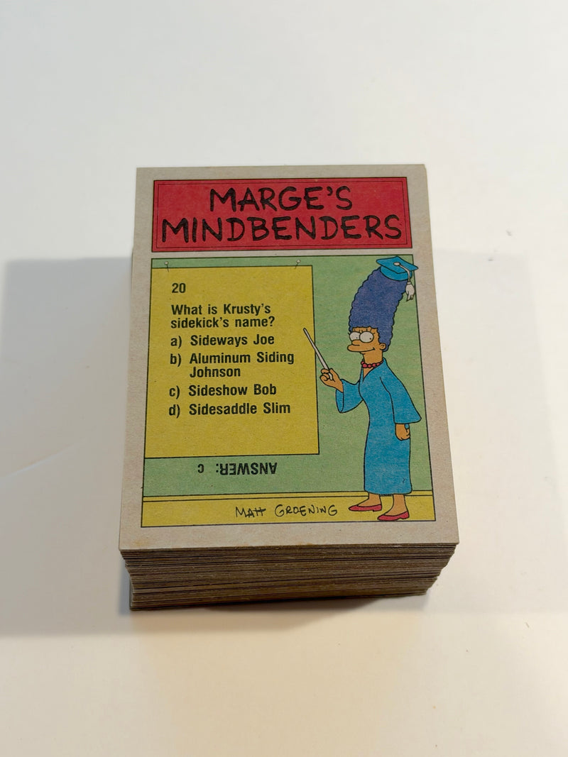 1990 The Simpsons Vintage Trading Card Set 88 + 22 Stickers Bartman Rookie TV Show