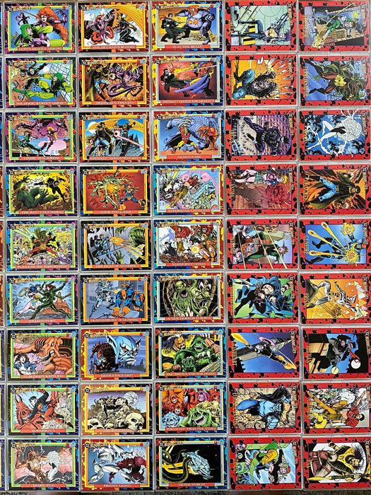 DC Bloodlines Base Trading Card Set 81 Cards Skybox 1993   - TvMovieCards.com