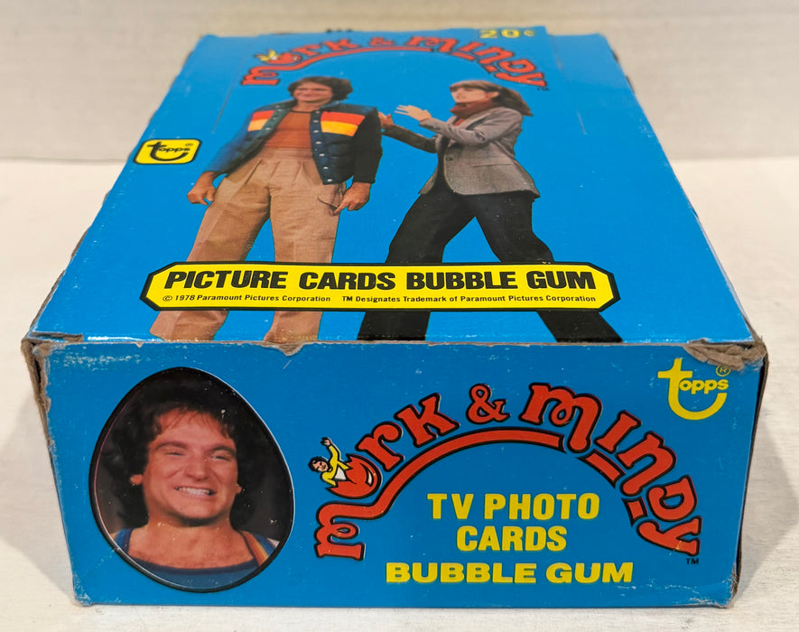 Mork & Mindy TV Show Vintage Bubble Gum Wax Card Box 36 Packs Topps 1978 FULL