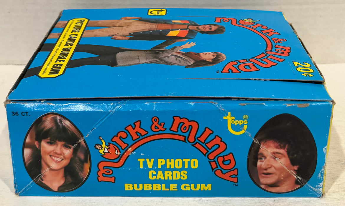 Mork & Mindy TV Show Vintage Bubble Gum Wax Card Box 36 Packs Topps 1978 FULL