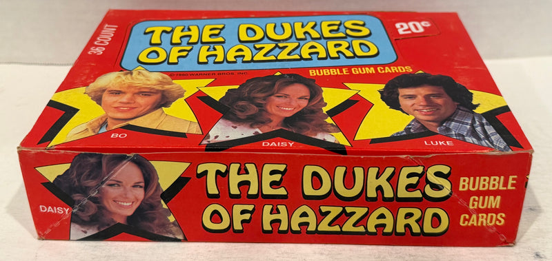 1980 Dukes of Hazzard TV Show Vintage FULL 36 Pack Trading Card Wax Box Donruss - TvMovieCards.com