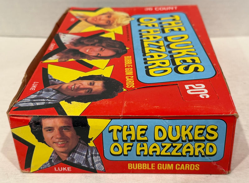 1980 Dukes of Hazzard TV Show Vintage FULL 36 Pack Trading Card Wax Box Donruss - TvMovieCards.com