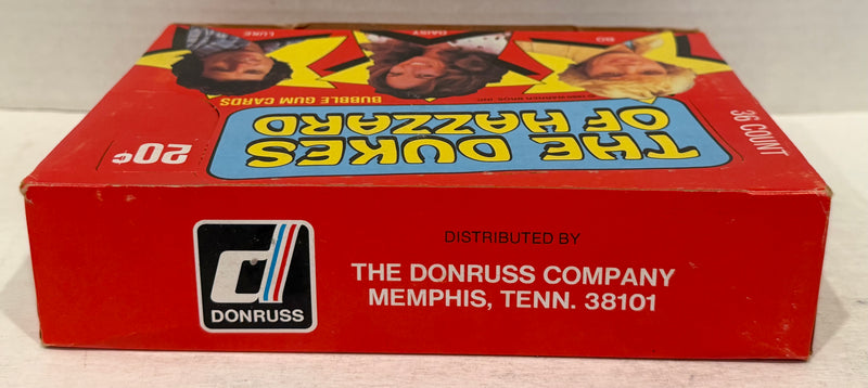 1980 Dukes of Hazzard TV Show Vintage FULL 36 Pack Trading Card Wax Box Donruss - TvMovieCards.com