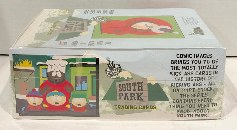 1998 South Park Jumbo Wax Trading Card Box Comic Images 30 Packs Factory Sealed