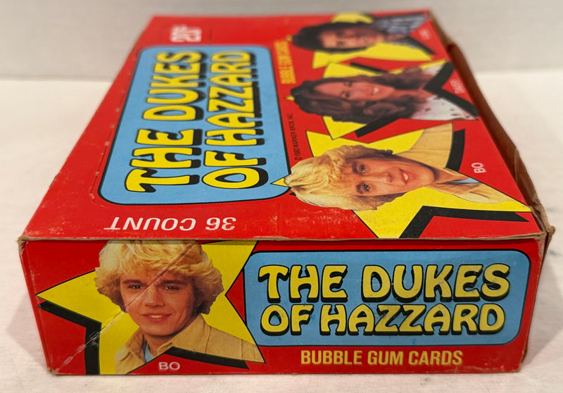 1980 Dukes of Hazzard TV Show Vintage FULL 36 Pack Trading Card Wax Box Donruss - TvMovieCards.com