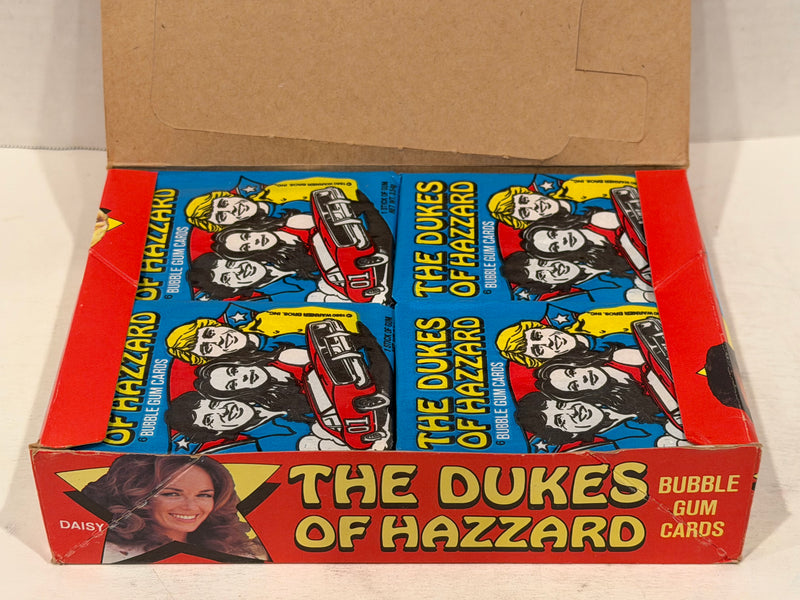 1980 Dukes of Hazzard TV Show Vintage FULL 36 Pack Trading Card Wax Box Donruss - TvMovieCards.com