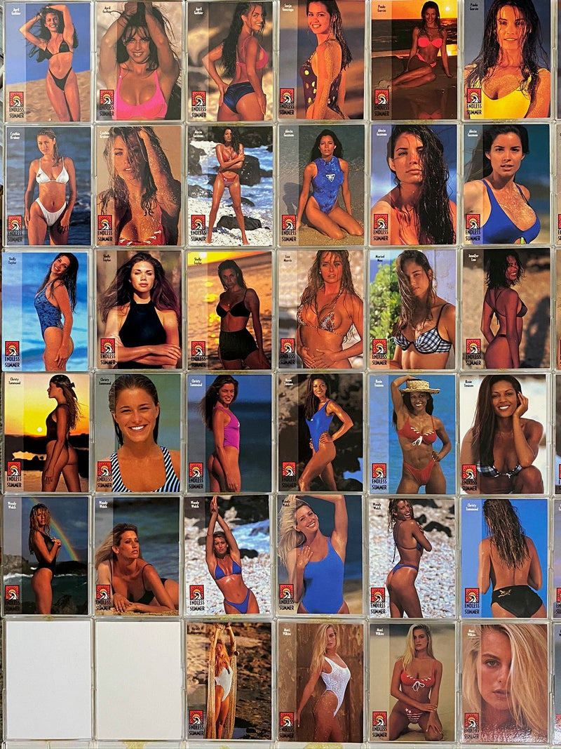 Endless Summer Base Card Set 50 Cards Swimsuit Girls Portfolio International 199 - TvMovieCards.com