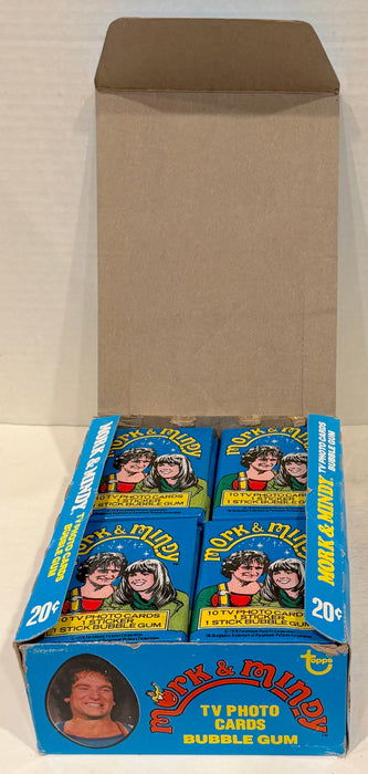 Mork & Mindy TV Show Vintage Bubble Gum Wax Card Box 36 Packs Topps 1978 FULL